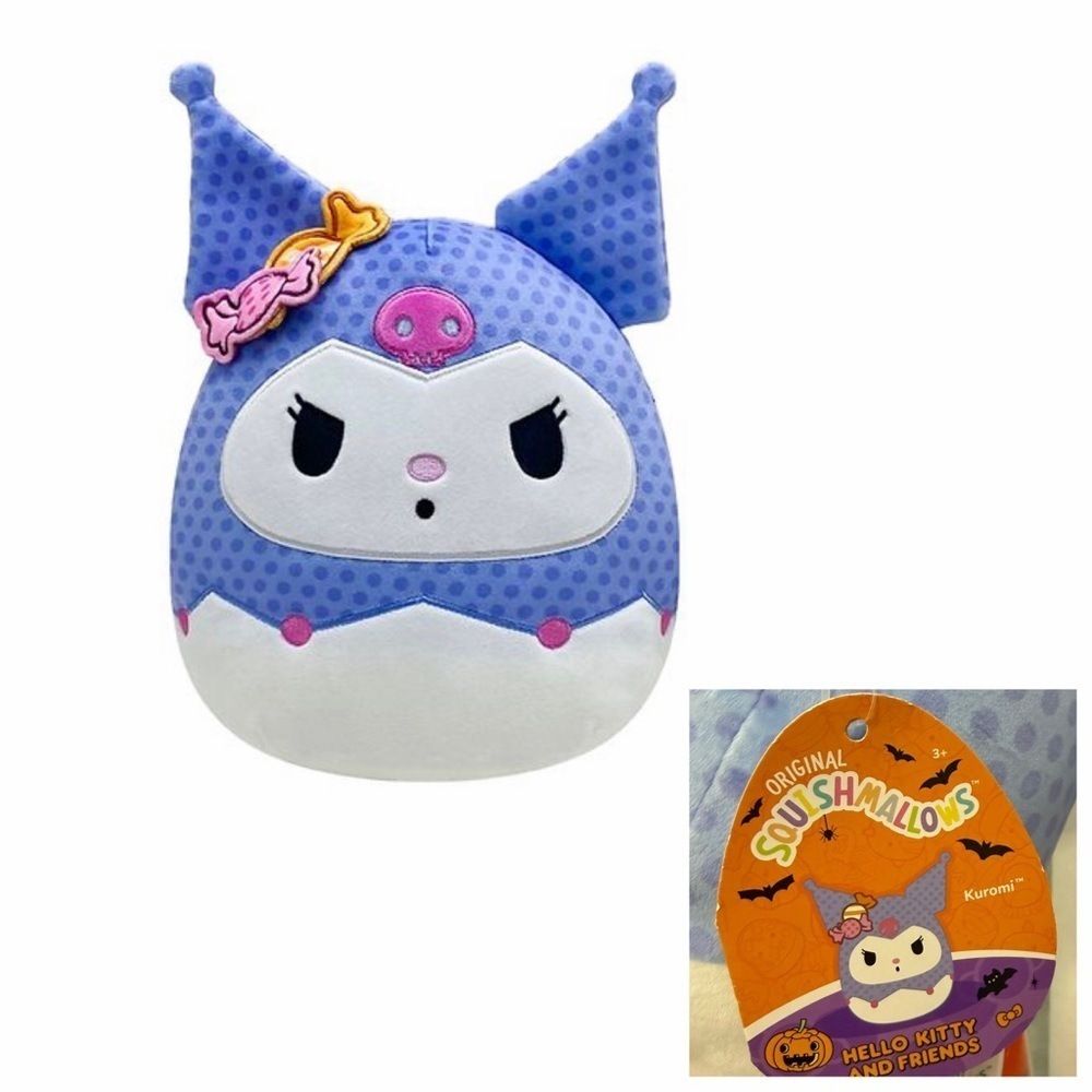 Squishmallows Kuromi Halloween 8” Plush